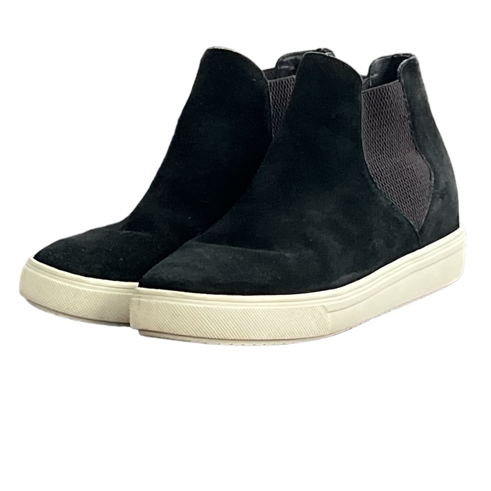 Steve Madden Sultan Black Suede Sneaker Boot Sz 11M